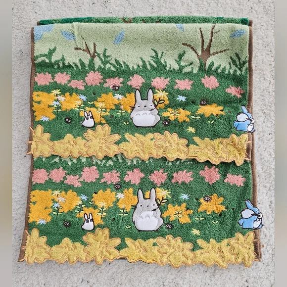 Ghibli My Neighbor Totoro Face/Hand Towel Set - Picture 2 of 2